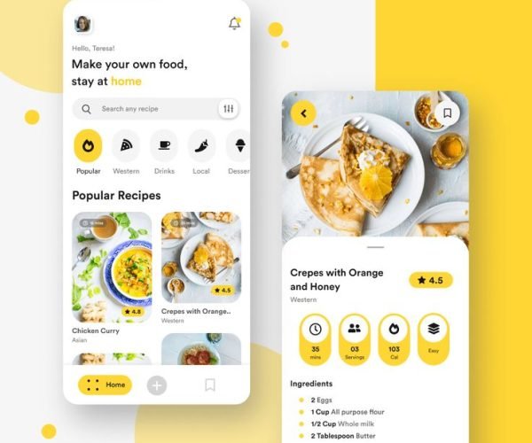 Mobile App - Food Recipe Application